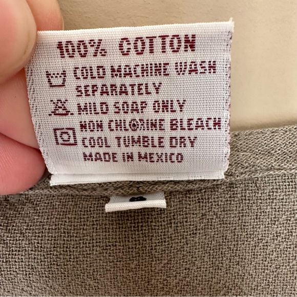 Oh My Gauze! Taupe Short Sleeve Top - Picture 6 of 7